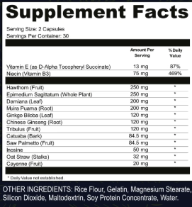 ProtoFlow supplement facts