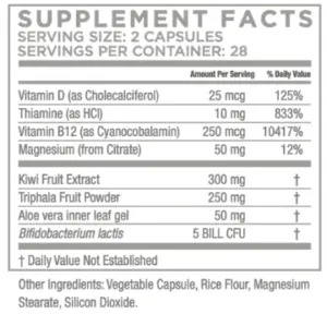 Total Bowel Release Supplement Facts